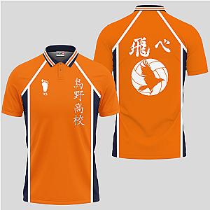 Karasuno Uniform Polo Shirts Custom Haikyuu Anime OT2102