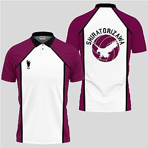 Shiratorizawa Uniform Polo Shirts Custom Haikyuu Anime OT2102