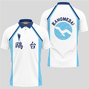 Kamomedai Uniform Polo Shirts Custom Haikyuu Anime OT2102