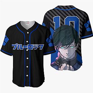 Blue Lock Rin Itoshi Baseball Jersey Shirts Custom Anime Merch HA1201 OT2102