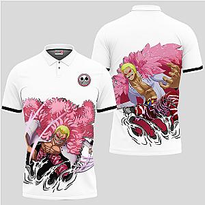 Donquixote Doflamingo Polo Shirt Custom Anime One Piece For Fans OT2102