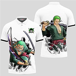 Roronoa Zoro Polo Shirt Custom Anime One Piece For Fans OT2102