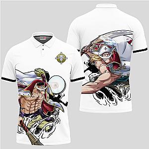 Edward Newgate Polo Shirt Custom Anime One Piece For Fans OT2102