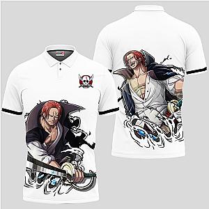 Shanks Polo Shirt Custom Anime One Piece For Fans OT2102