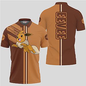 Eevee Polo Shirts Custom Pokemon Anime OT2102