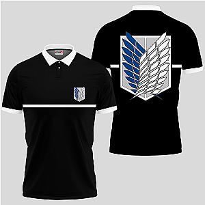 Survey Corps Polo Shirts Custom Attack On Titan Anime OT2102