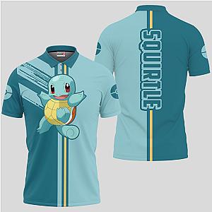 Squirtle Polo Shirts Custom Pokemon Anime OT2102