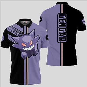 Gengar Polo Shirts Custom Pokemon Anime OT2102