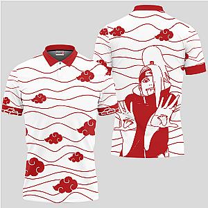 Deidara Polo Shirts Akatsuki Custom Naruto Anime OT2102