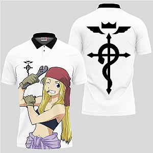 Winry Rockbell Polo Shirts Custom Fullmetal Alchemist Anime OT2102