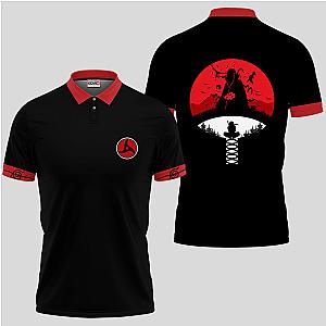 Itachi Uchiha Polo Shirts Akatsuki Custom Anime Mix Symbol OT2102