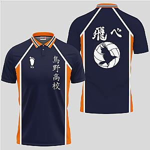 Karasuno Uniform Polo Shirts Custom Haikyuu Anime Great Gift Idea OT2102