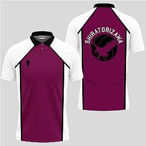 Shiratorizawa Uniform Polo Shirts Custom Haikyuu Anime OT2102