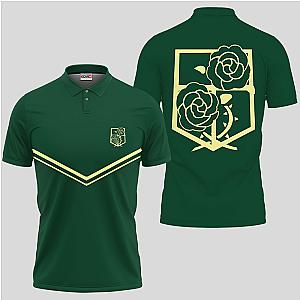 Garrison Regiment Polo Shirts Custom Attack On Titan Anime OT2102