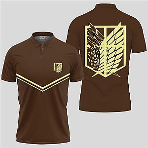 Survey Corps Polo Shirts Custom Attack On Titan Anime OT2102