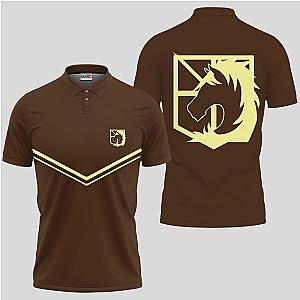 Military Police Brigade Polo Shirts Custom Attack On Titan Anime OT2102