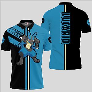 Lucario Polo Shirts Custom Pokemon Anime OT2102