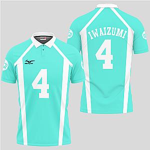 Hajime Iwaizumi Polo Shirts Haikyuu Custom Anime OT2102