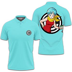 Bulma Polo Shirts Dragon Ball Custom Anime OT2102