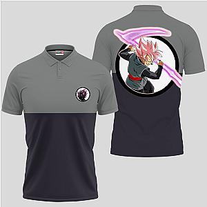 Goku Black Rose Polo Shirts Dragon Ball Custom Anime OT2102