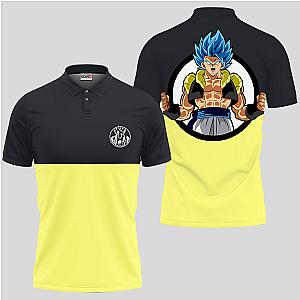 Gogeta Blue Polo Shirts Dragon Ball Custom Anime OT2102