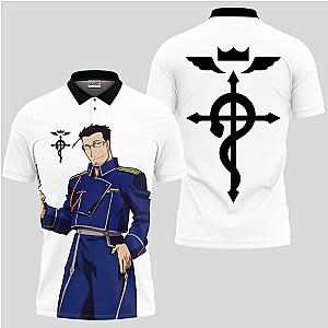 Maes Hughes Polo Shirts Custom Fullmetal Alchemist Anime OT2102