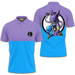 Beerus Polo Shirts Dragon Ball Custom Anime OT2102