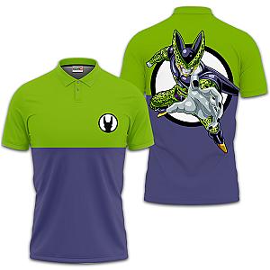 Cell Polo Shirts Dragon Ball Custom Anime For Fans OT2102