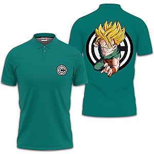 Trunks Kid SSJ Polo Shirts Dragon Ball Custom Anime OT2102