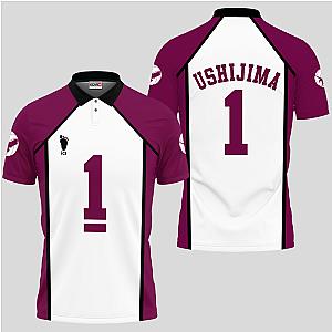 Wakatoshi Ushijima Polo Shirts Haikyuu Custom Anime Pefect Gift For Fans OT2102