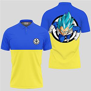 Vegeta Blue Polo Shirts Dragon Ball Custom Anime OT2102