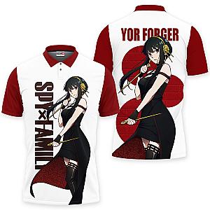 Yor Forger Polo Shirts Spy x Family Custom Anime Great Gift Idea OT2102