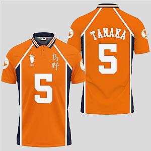 Ryunosuke Tanaka Polo Shirts Haikyuu Custom Anime OT2102