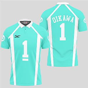 Tooru Oikawa Polo Shirts Haikyuu Custom Anime OT2102