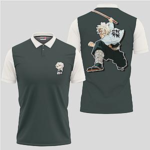 Sanemi Shinazugawa Polo Shirts Kimetsu Custom Anime OT2102