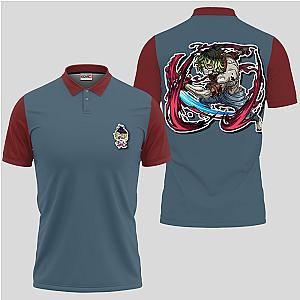 Gyutaro Polo Shirts Kimetsu Custom Anime OT2102