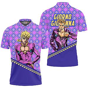 Giorno Giovanna Polo Shirts JJBA Custom Anime OT2102