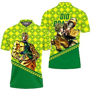 Dio Brando Polo Shirts JJBA Custom Anime OT2102