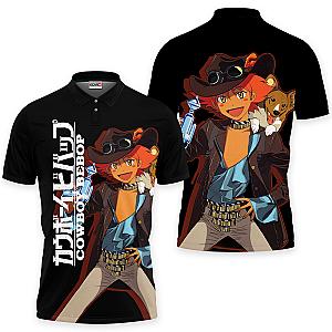 Edward Wong Polo Shirts Cowboy Bebop Custom Anime OT2102