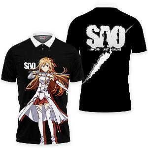 Asuna Polo Shirts Sword Art Online Custom Anime OT2102