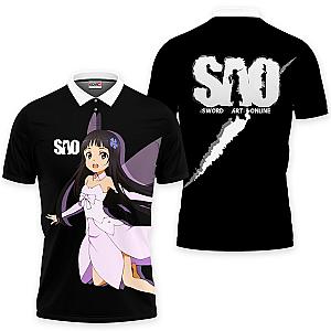 Yui Polo Shirts Sword Art Online Custom Anime OT2102