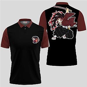 Yoriichi Tsugikuni Polo Shirts Kimetsu Custom Anime OT2102