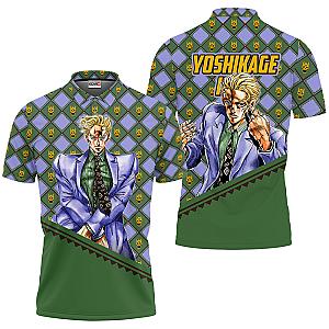 Yoshikage Kira Polo Shirts JJBA Custom Anime OT2102