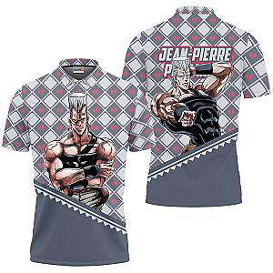 Jean-Pierre Polnareff Polo Shirts JJBA Custom Anime OT2102