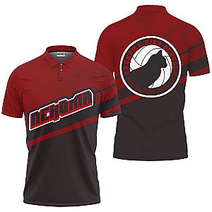 Nekoma Polo Shirts Haikyuu Custom Anime OT2102