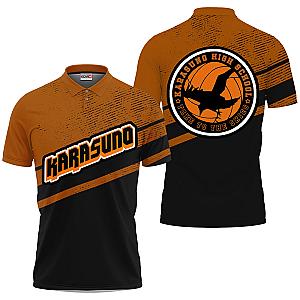 Karasuno Polo Shirts Haikyuu Custom Anime OT2102