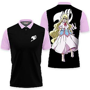 Mavis Vermillion Polo Shirts Fairy Tail Custom Anime OT2102