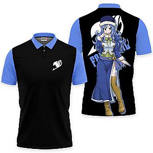 Juvia Lockser Polo Shirts Fairy Tail Custom Anime OT2102