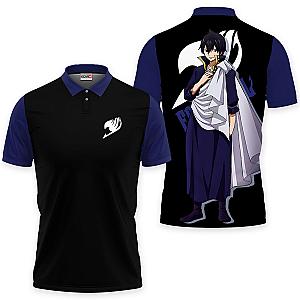 Zeref Dragneel Polo Shirts Fairy Tail Custom Anime OT2102