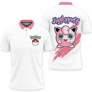 Jigglypuff Polo Shirts Pokemon Custom Anime For Fans OT2102